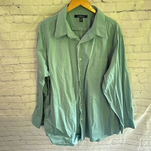 🍷Croft & Barrow Button Down Classic Fit Long Sleeve Dress Shirt Men’s Size XXL